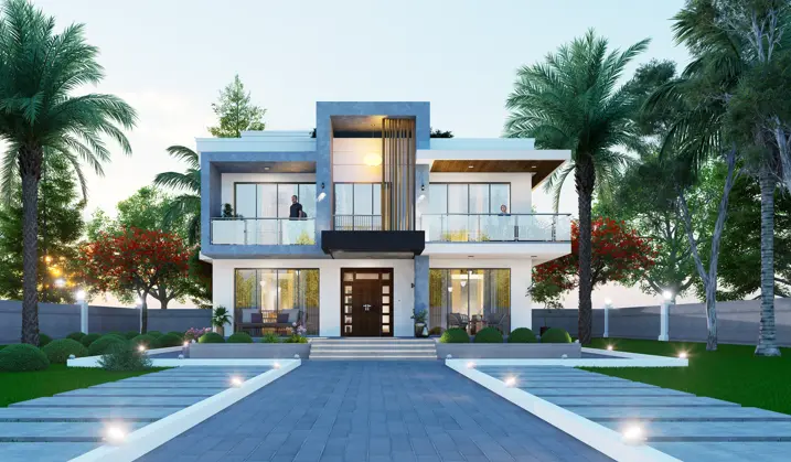 Modern Duplex Residence